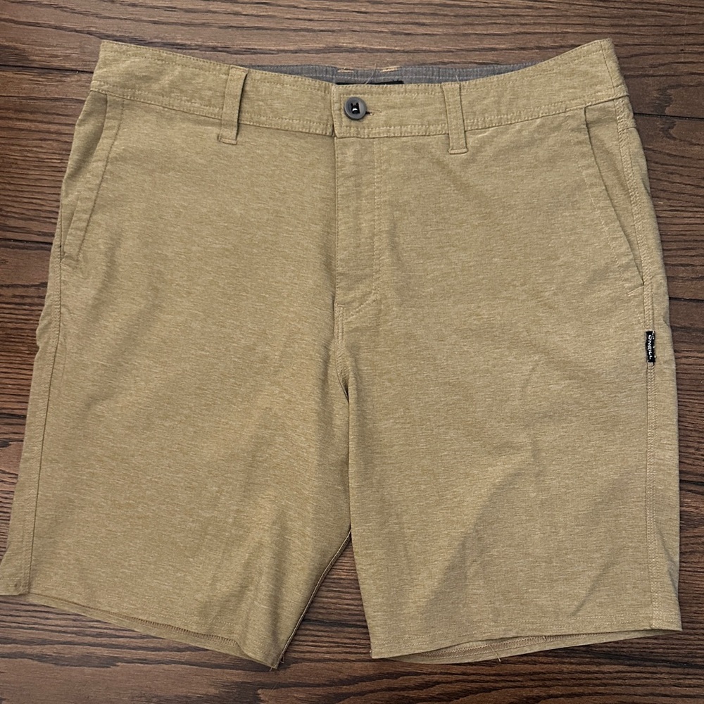 O'Neill Men's Khaki Flat Front Shorts